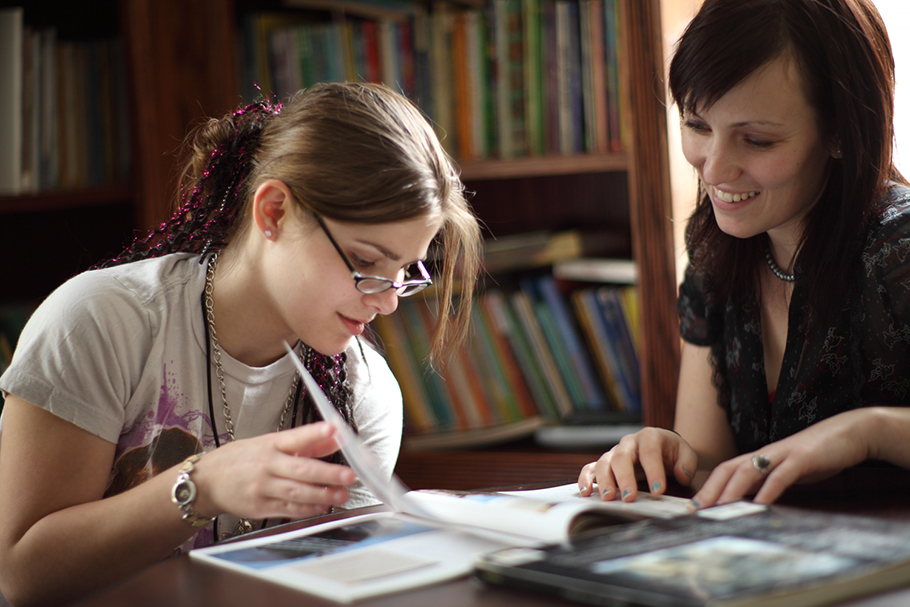 student and teacher