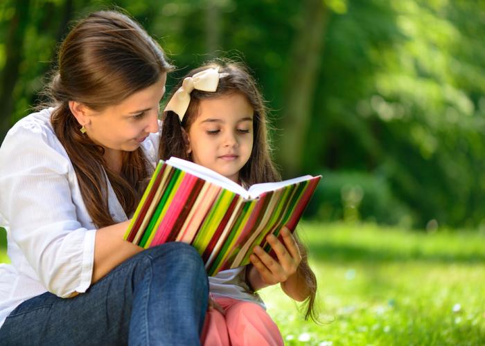 Parent reading to child